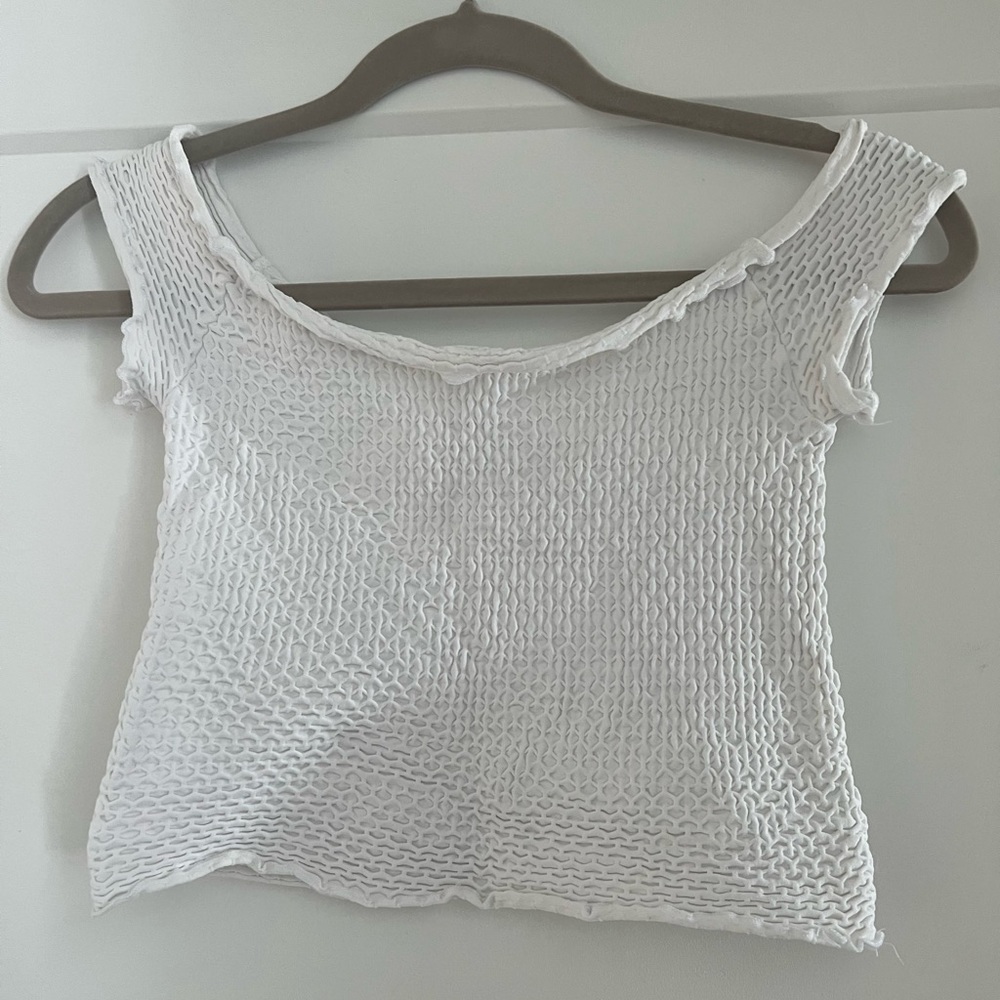 White intimately free people off shoulder top
